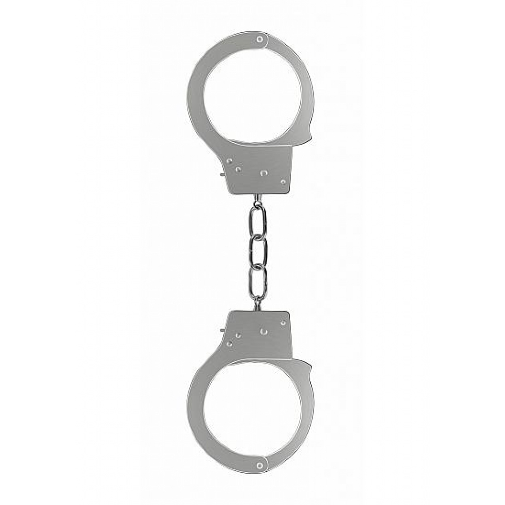 Ouch Beginners Handcuffs Metal Silver