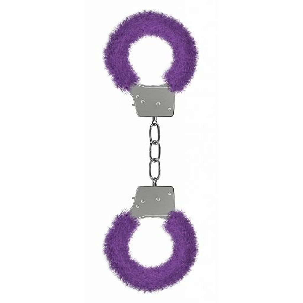 Ouch! Beginner's Furry Handcuffs - Purple