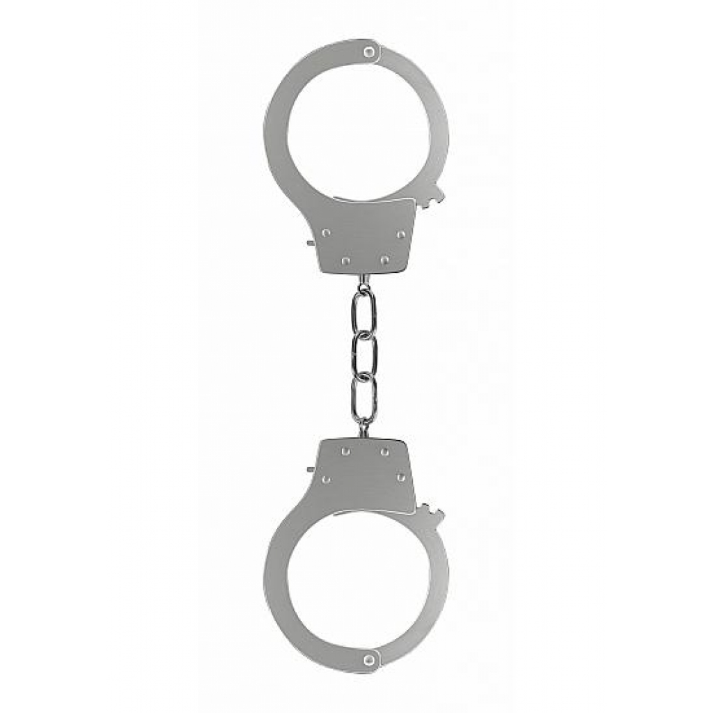 Ouch! Metal Pleasure Handcuffs for Playful Bondage