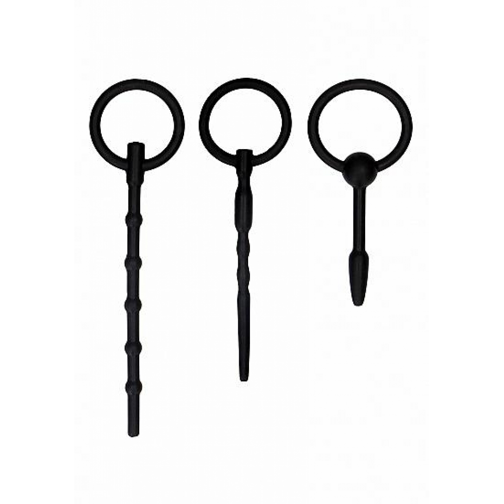 Urethral Sounding Plug Set - Black