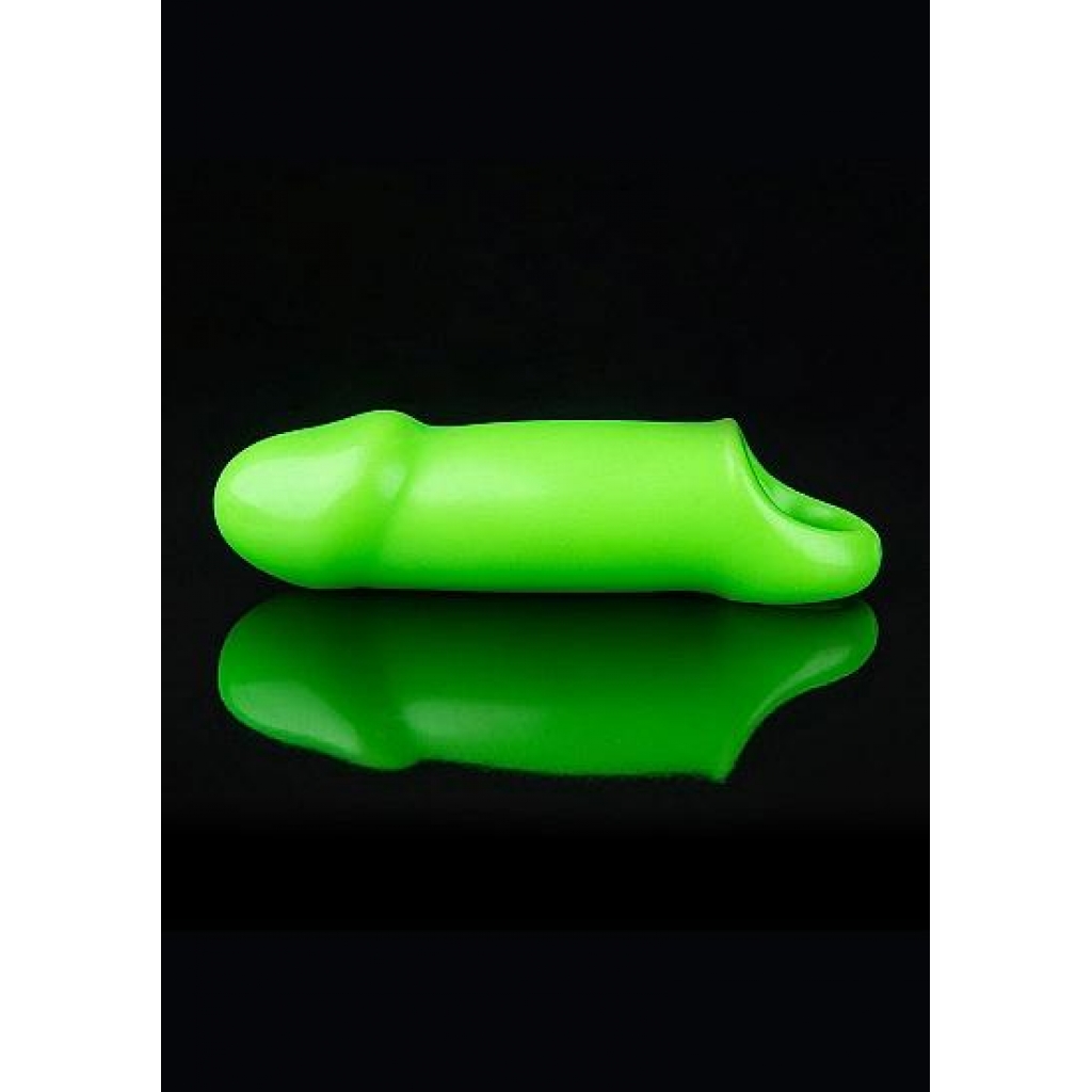 Glow Smooth Thick Stretchy Penis Sleeve Glow In The Dark