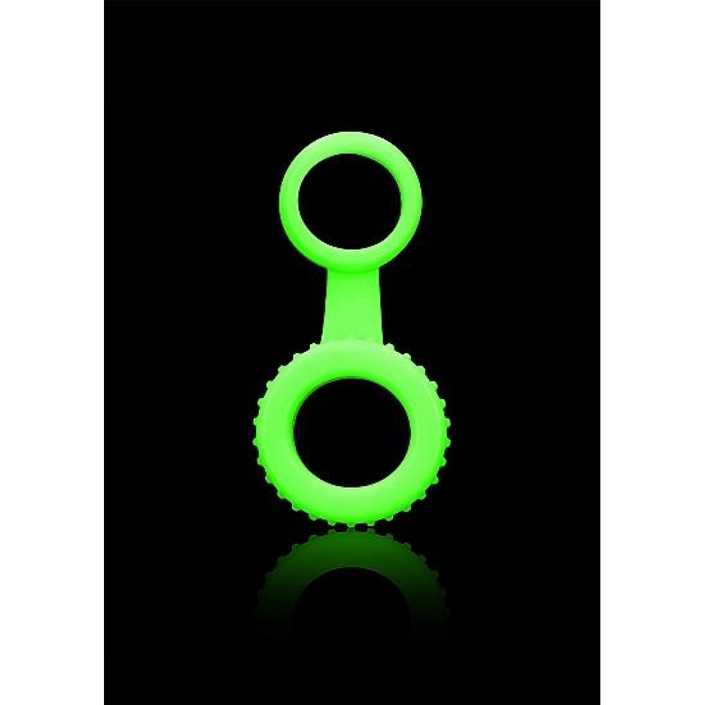 Glow Penis Ring & Ball Strap - Glow In The Dark