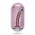 Ouch! Beaded Silicone G-Spot Dildo - 5 Inches in Rose Gold