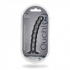 Ouch! Beaded Silicone G-spot Dildo 6.5 In Gunmetal - Elevated Sensory Experience