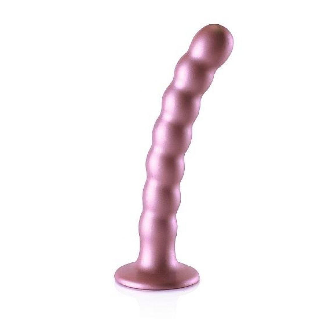 Ouch! Beaded Silicone G-Spot Dildo - 6.5 Inch Gorgeous Pleasure