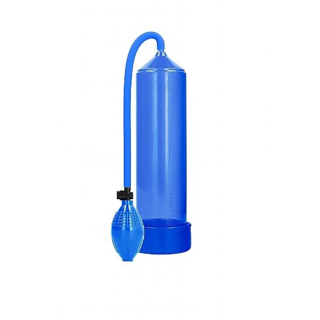 Classic Pumped Penis Pump - Blue