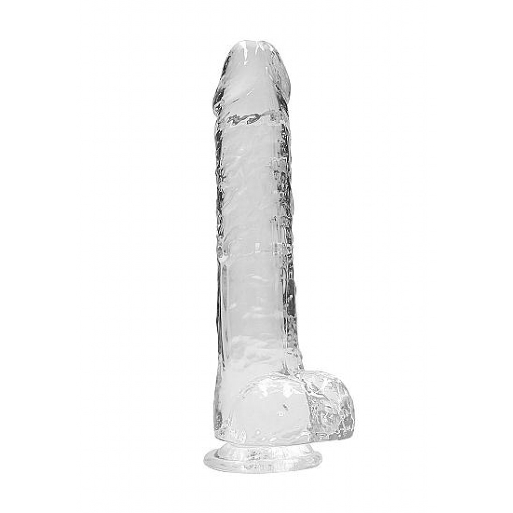 Realpenis Crystal Clear Dildo W/ Balls 9in