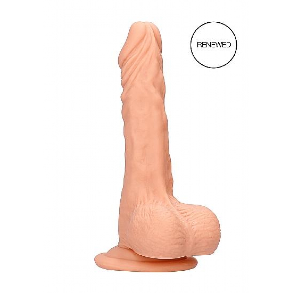 Realrock 8 Inch Realistic Dong with Testicles