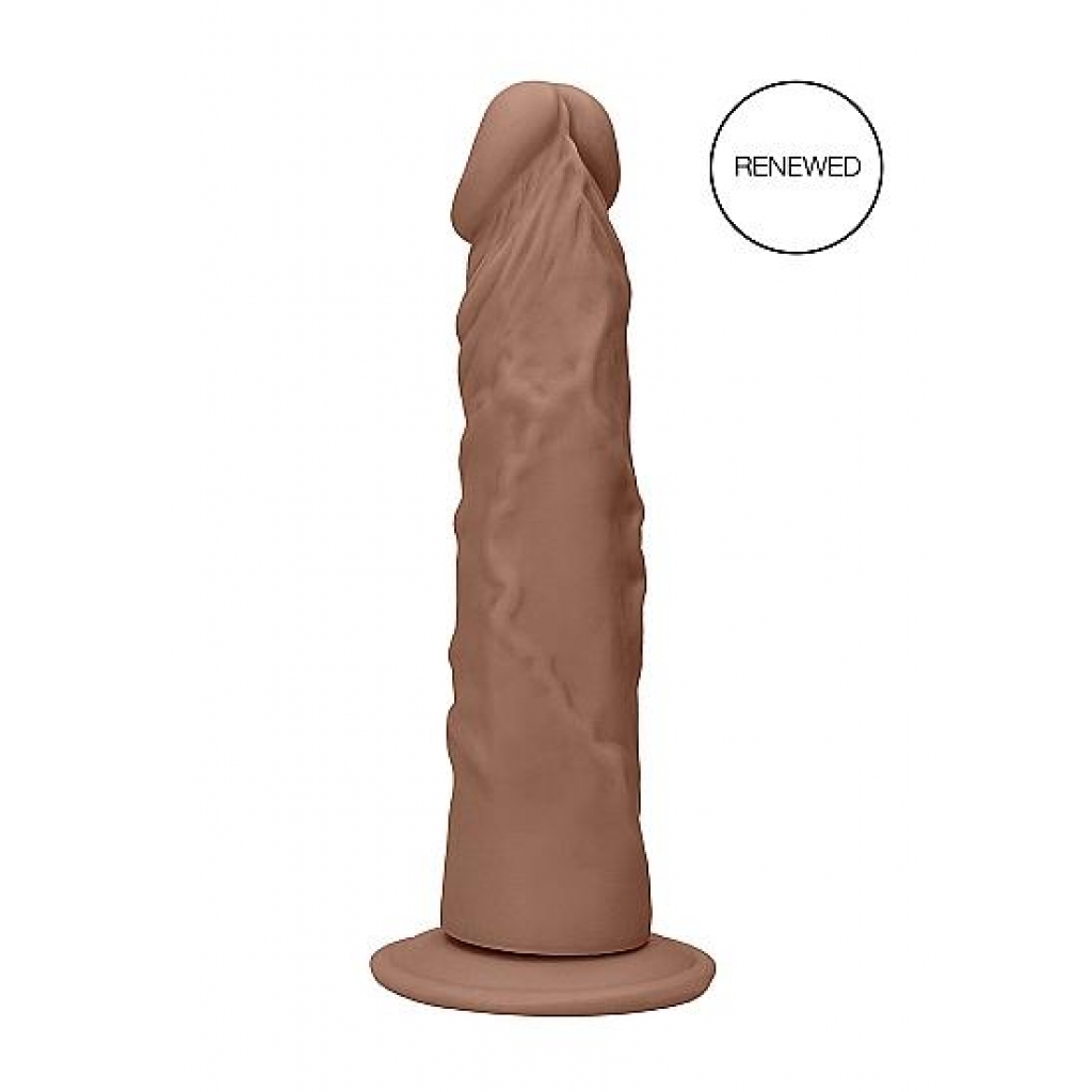 Realrock 8-Inch Dong in Tan Without Testicles