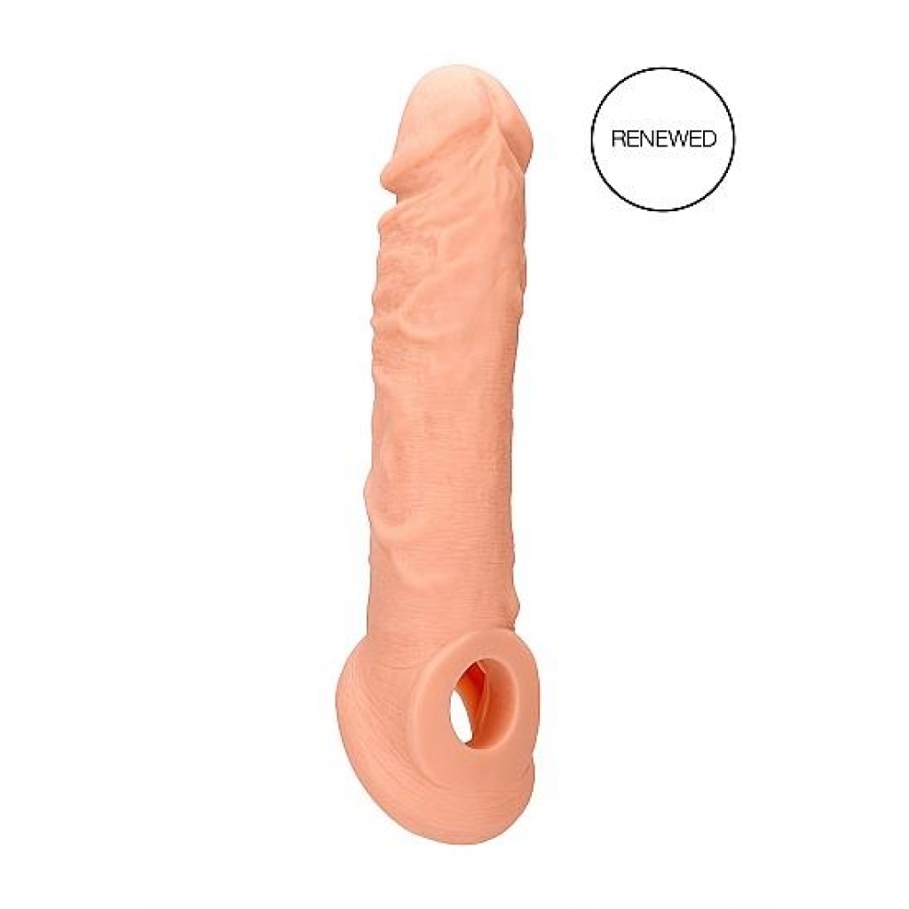 Realrock Penis Sleeve 8 Inch Flesh