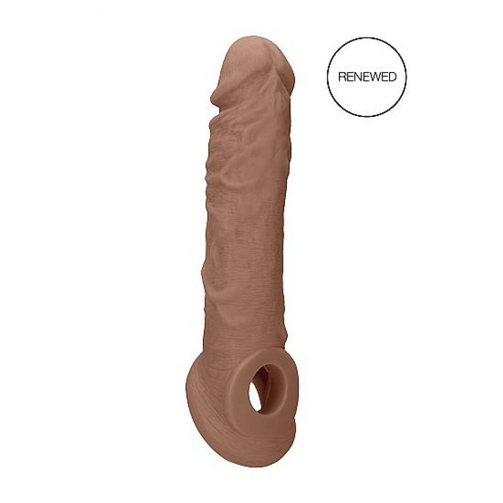 Realrock 8-Inch Penis Sleeve - Tan