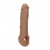 Realrock 8-Inch Penis Sleeve - Tan