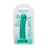 Realrock Non-Realistic Dildo with Suction Cup - 6.7 Inches in Vibrant Turquoise