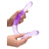 Realrock Non-Realistic Double Dong - 17 Inches - Purple