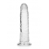 Realrock Slim Dildo 7in Transparent