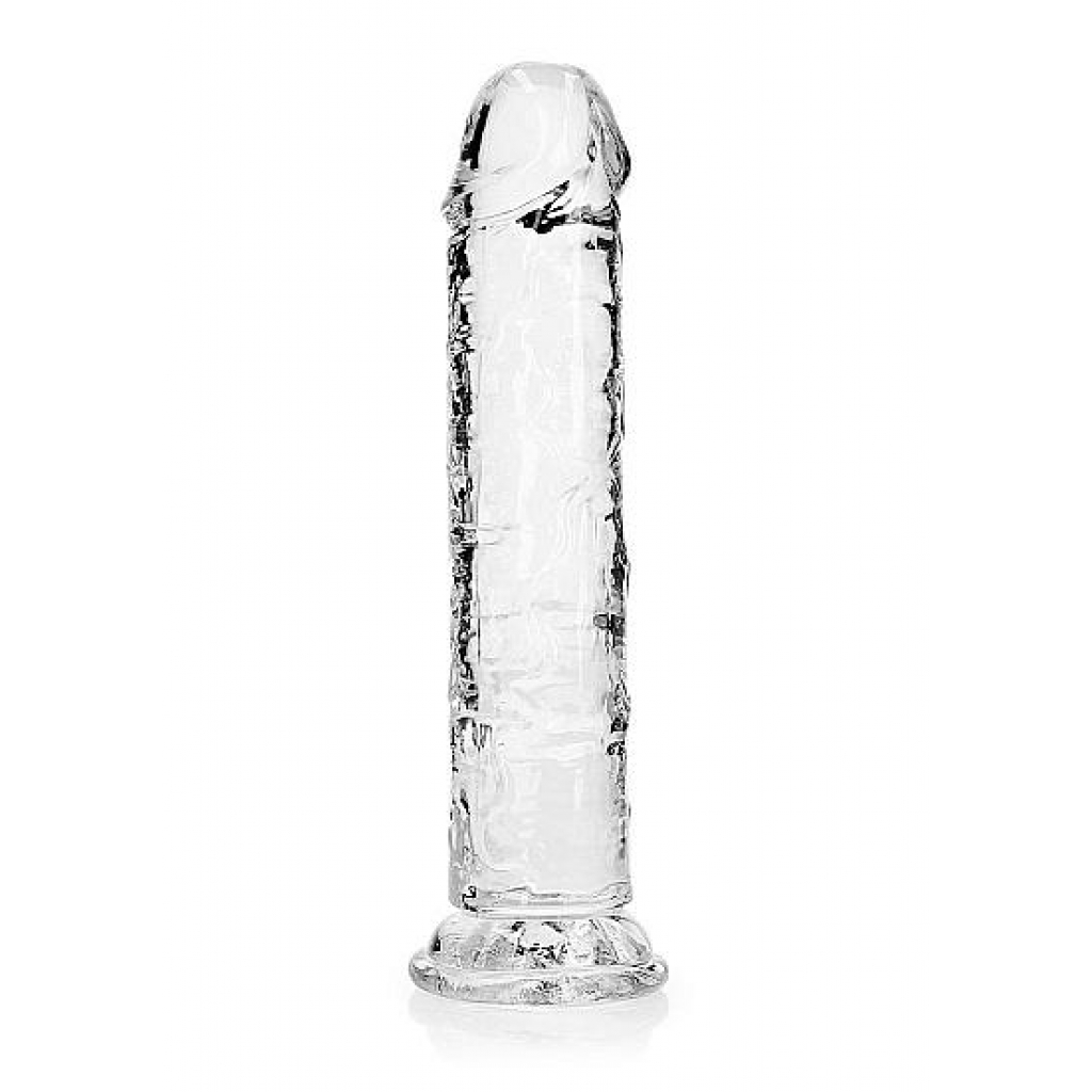 Realrock Straight Realistic 8 In Dildo Transparent