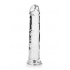 Realrock Straight Realistic 8 In Dildo Transparent