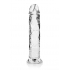 Realrock 10 Inch Transparent Straight Dildo