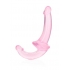 Realrock Strapless Strap On - 6 inches Pink