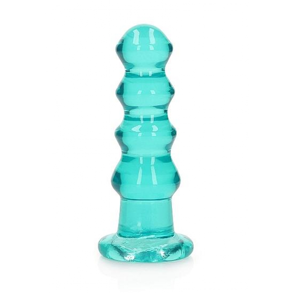 Realrock Curvy Dildo or Butt Plug - Turquoise