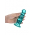 Realrock Curvy Dildo or Butt Plug - Turquoise