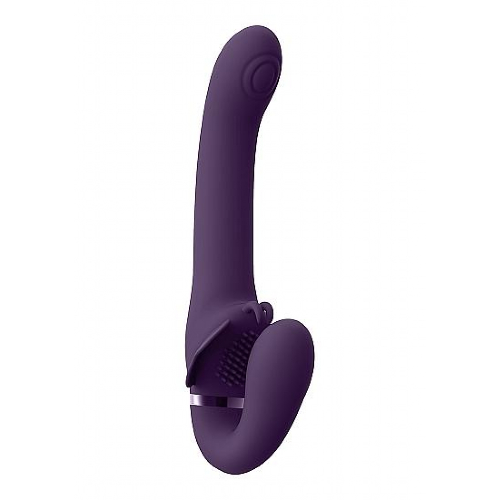 Vive Satu Purple Vibrator - Innovative Strapless Designs