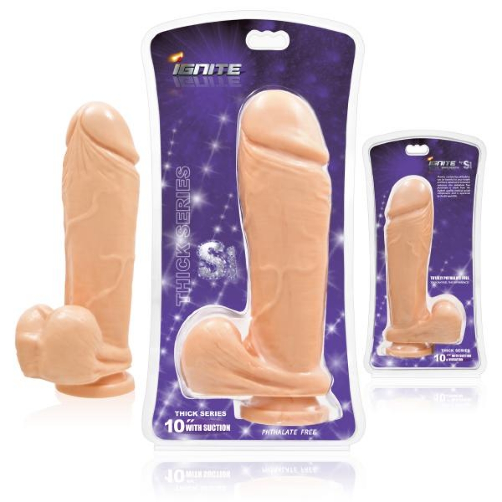 Thick Penis Balls Suction Cup Flesh 10 Inches