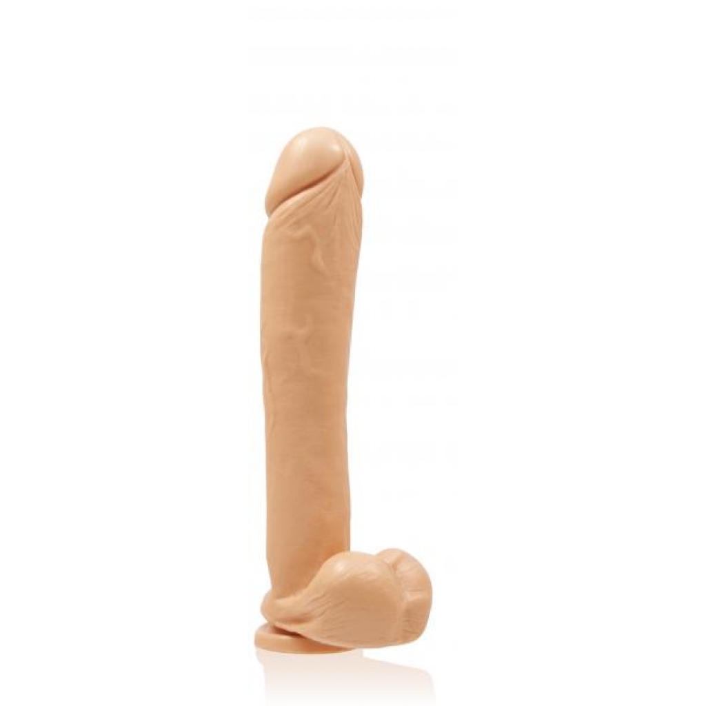 Exxxtreme Dong Suction 12 Inches Beige