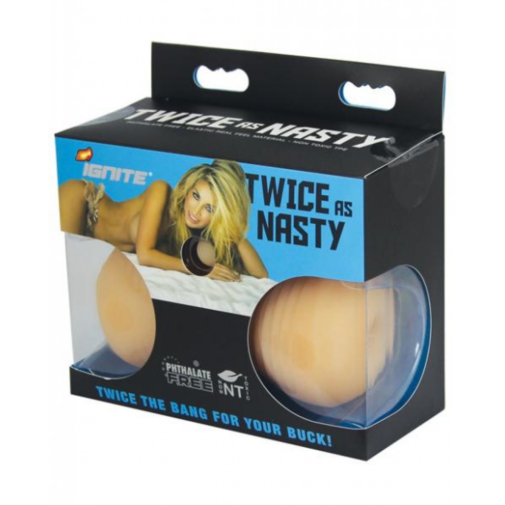 Twice As Nasty Vanilla Beige Stroker