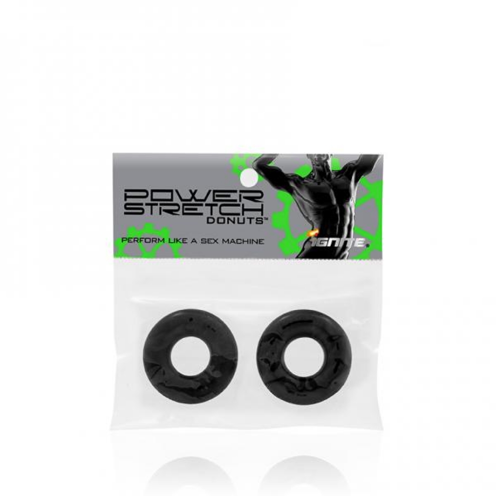 Power Stretch Donuts 2 Pack - Flexible Penis Rings