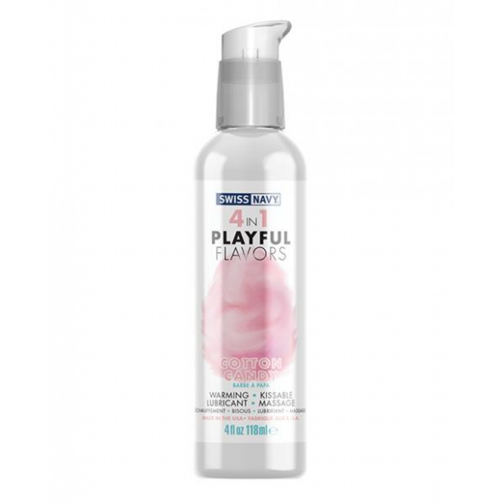 Swiss Navy 4 in 1 Playful Flavors Cotton Candy 4oz