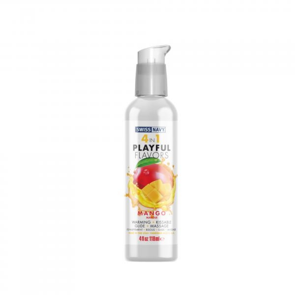 Swiss Navy 4-in-1 Playful Flavors - Mango 4oz