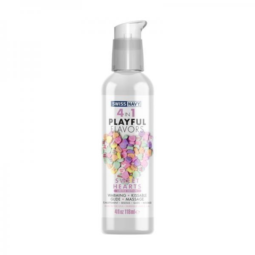 Swiss Navy 4 In 1 Playful Sweet Heart - 4 Oz