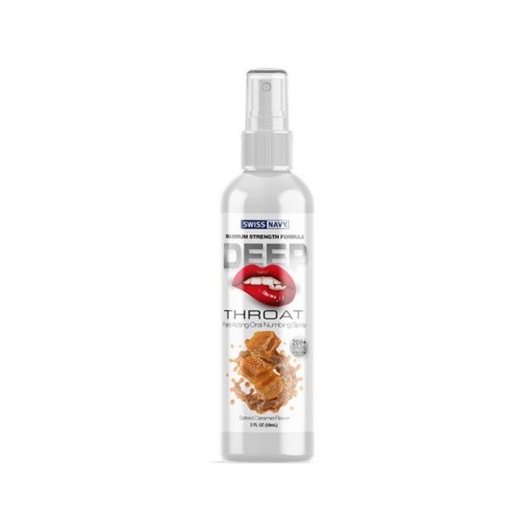 Swiss Navy Deep Throat Spray - Salted Caramel 2oz