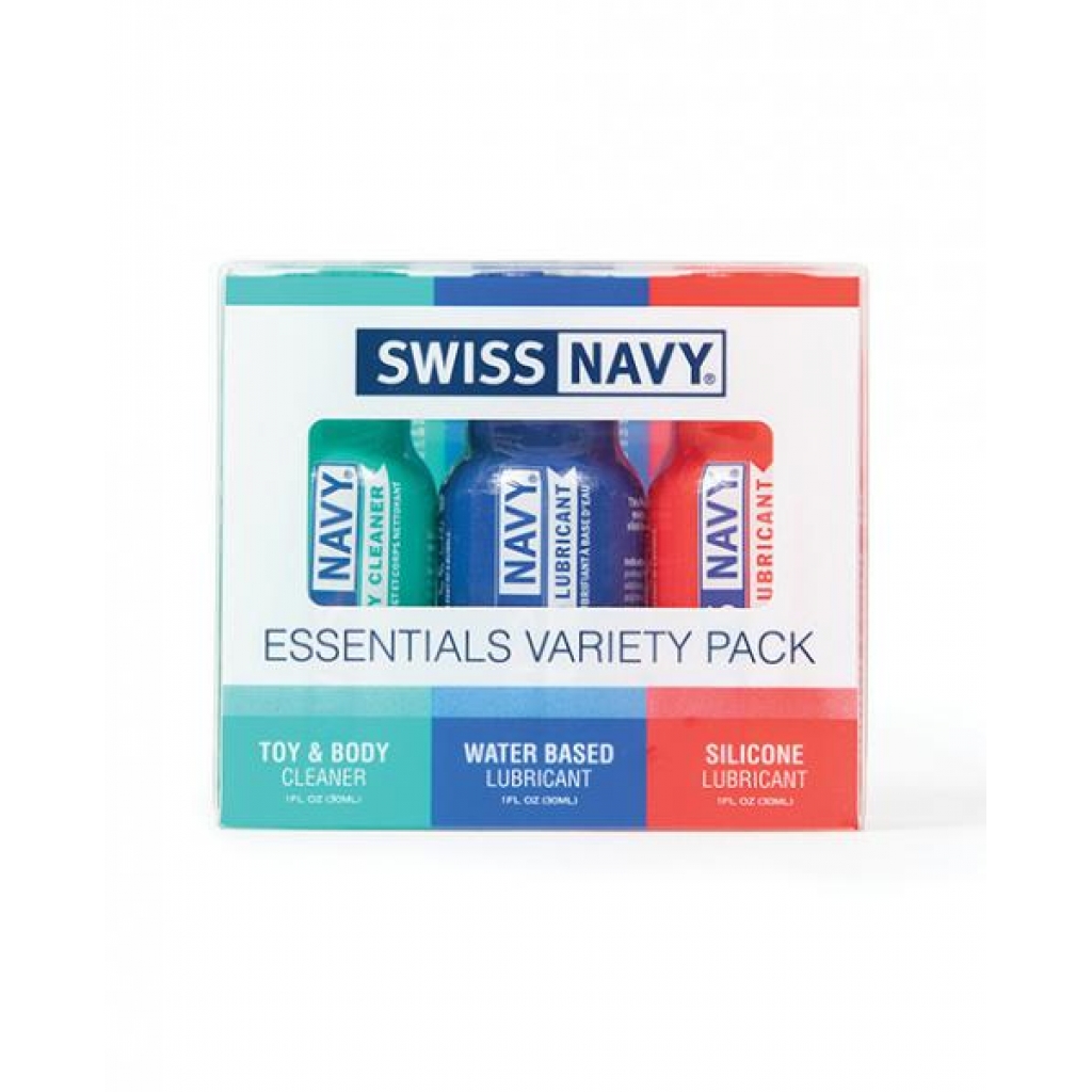 Swiss Navy Essential Variety Pack - 3-Pack Personal Lubricants