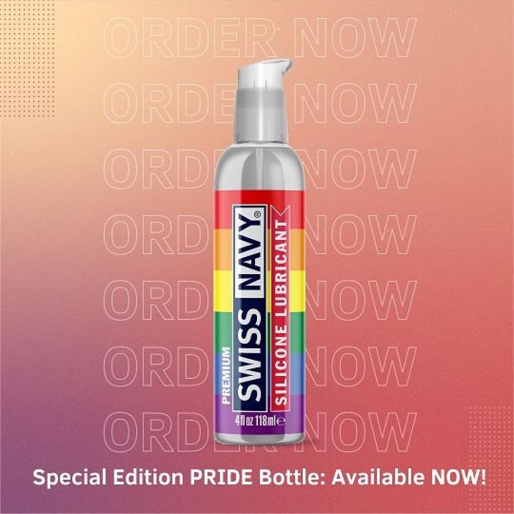 Swiss Navy Pride Lube Silicone 4oz