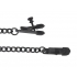 Adjustable Broad Tip Nipple Clamps - Blackline