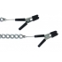 Endurance Jumper Cable Nipple Clamps with Link Chain - Silver