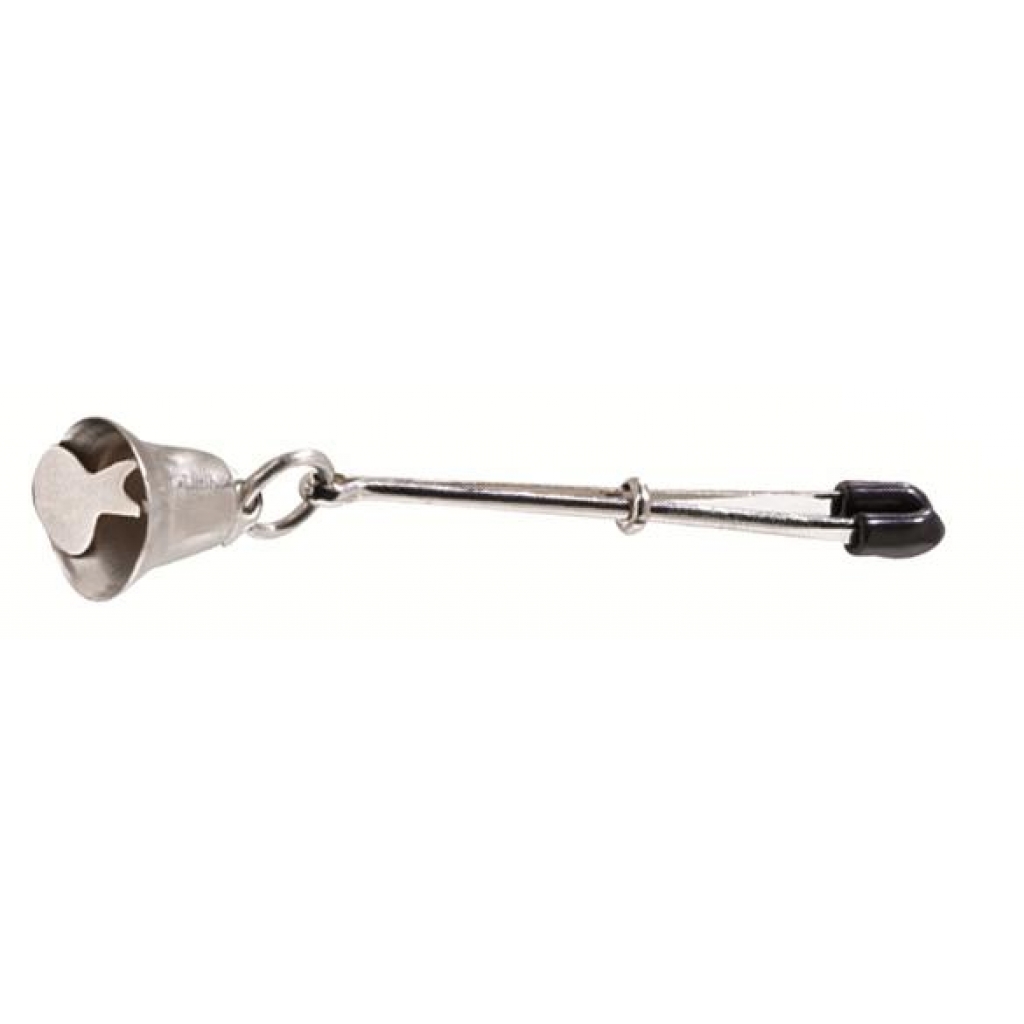 Bell Clit Clamp with Tweezer Tip - Silver