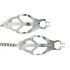 Endurance Butterfly Nipple Clamps With Jewel Chain Silver