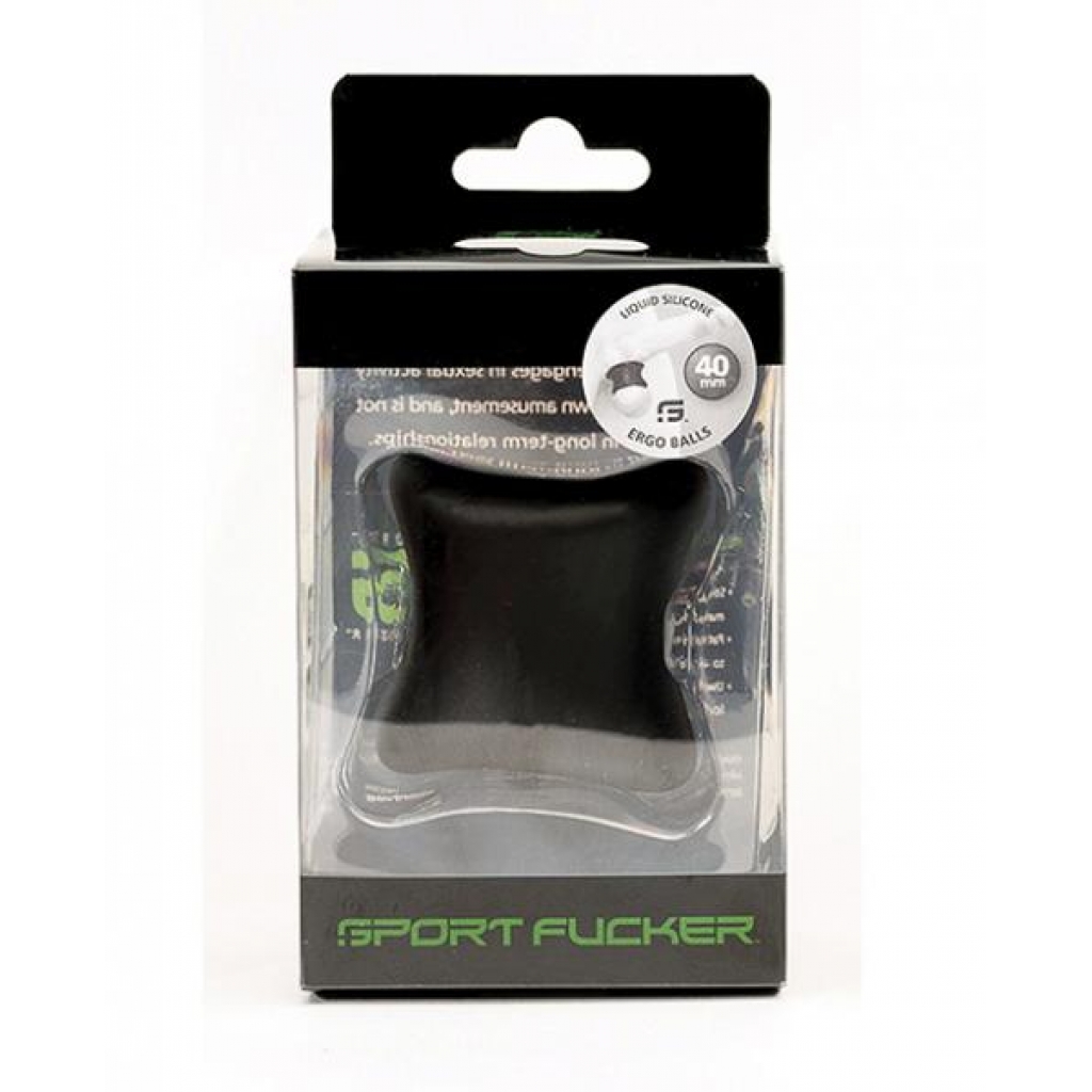 Ergo Balls 40mm Clear Black (net)