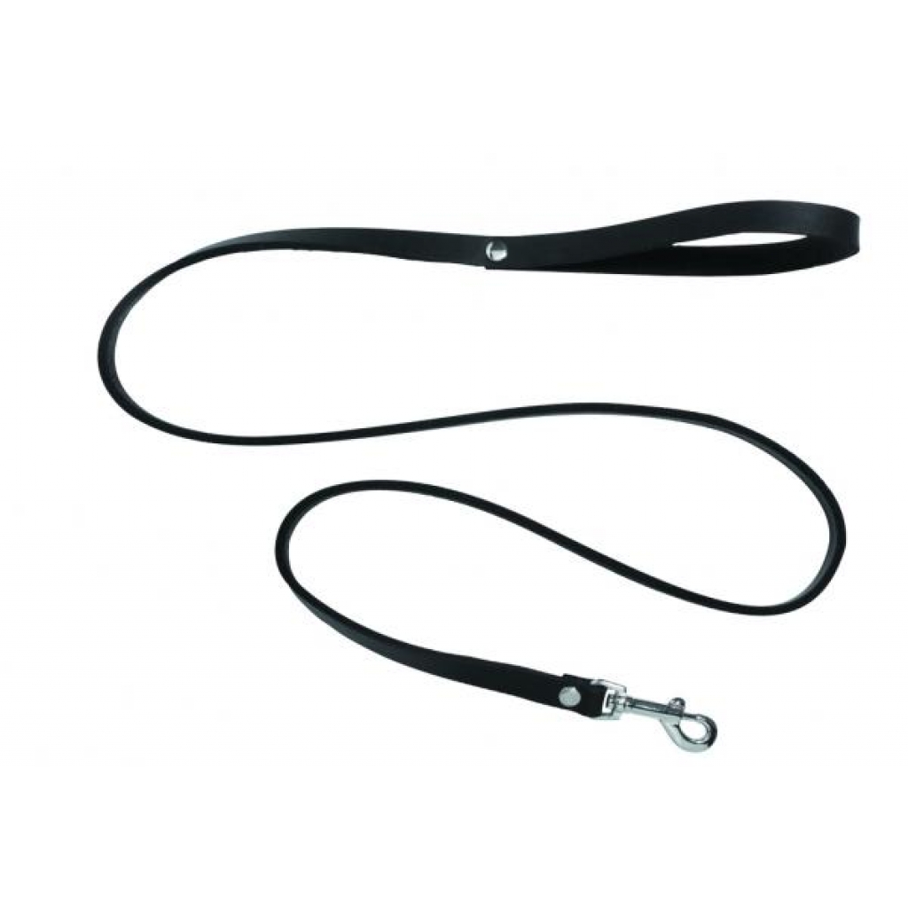 Extremeline Leather Leash 4 Ft - Black