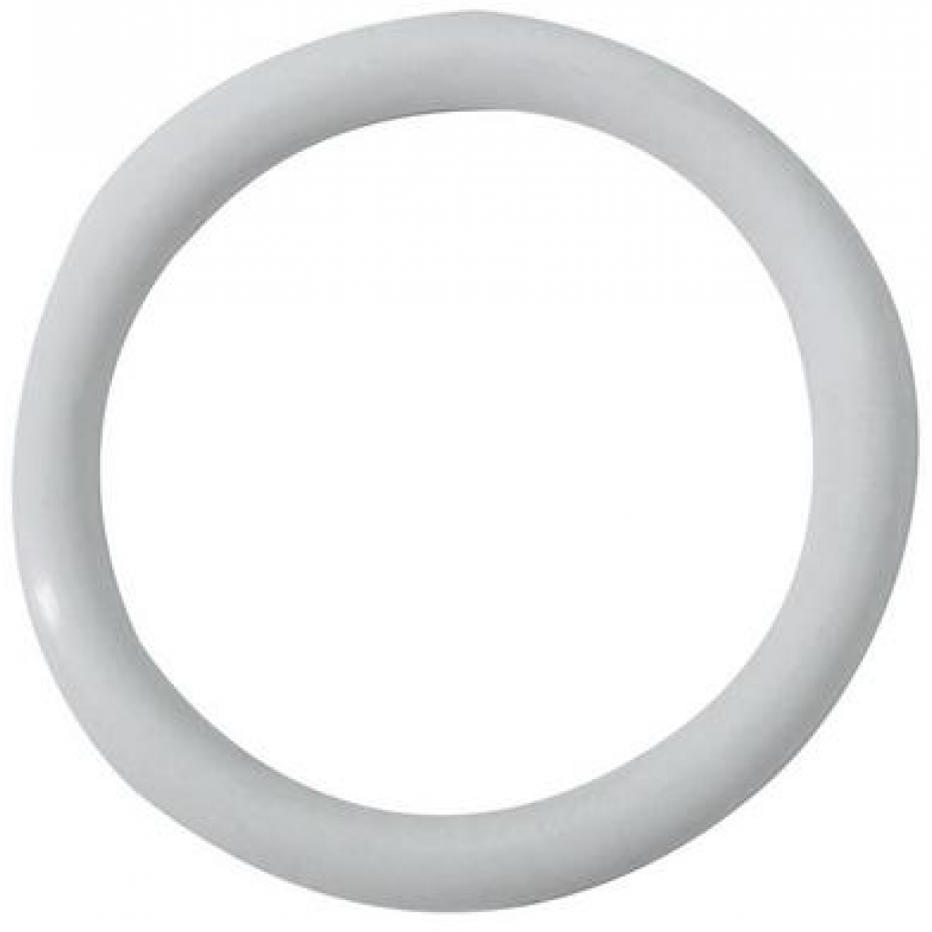 1.5 Inch White Rubber Penis Ring