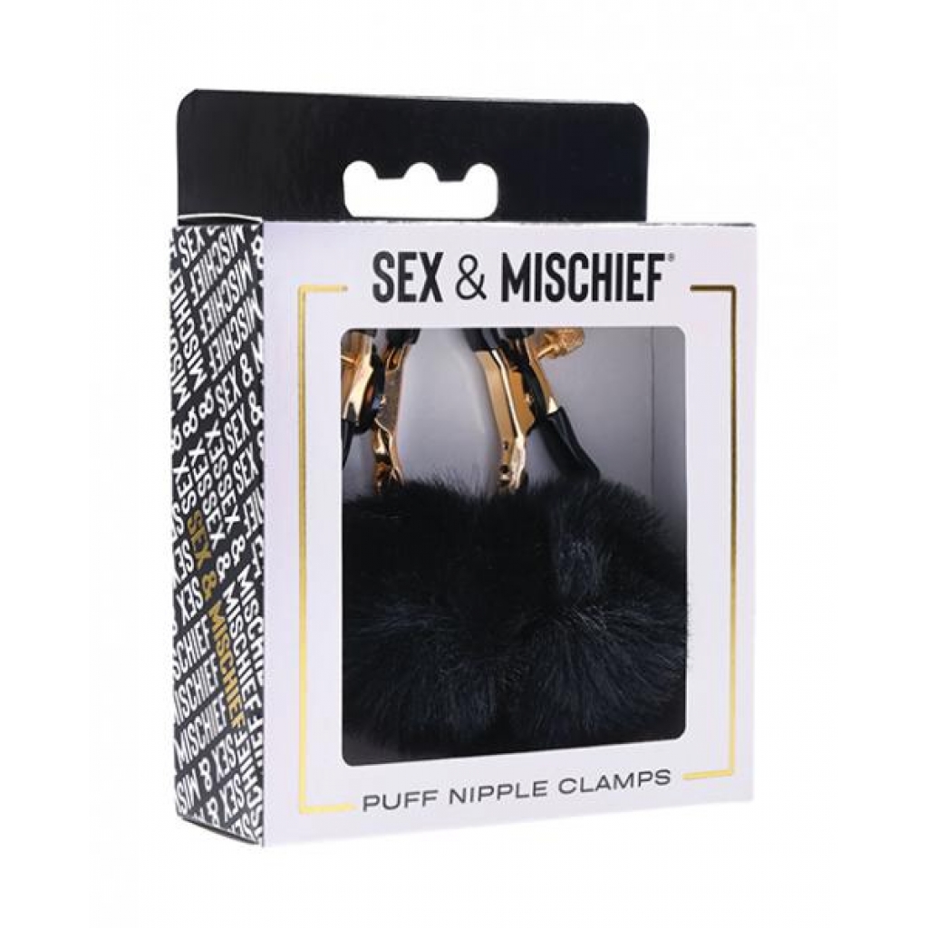 Sex & Mischief Puff Nipple Clamps - Adjustable Pleasure