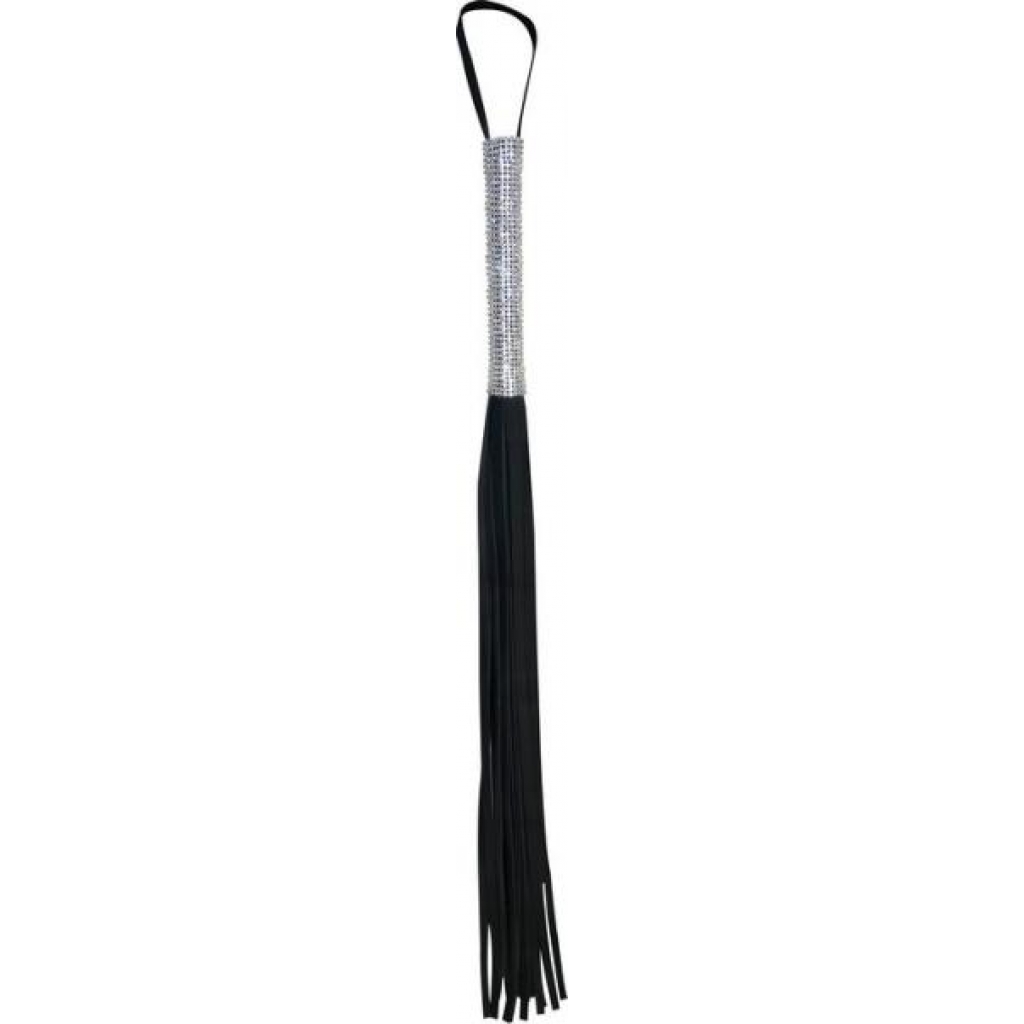 Sex and Mischief Sparkle Flogger Black