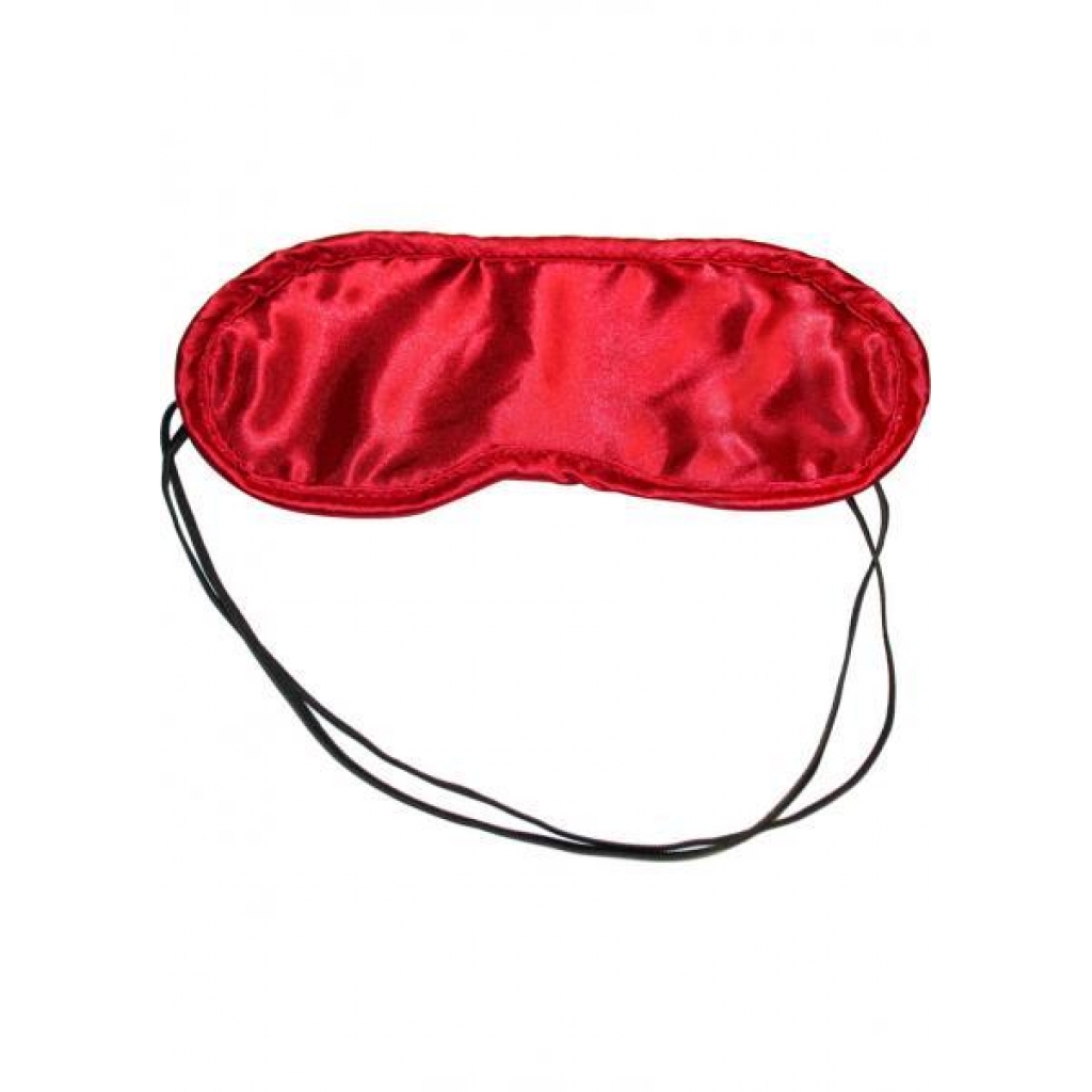 Sex & Mischief Satin Red Blindfold - Luxurious Sensory Play