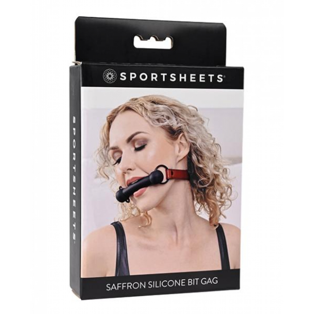 Saffron Silicone Bit Gag