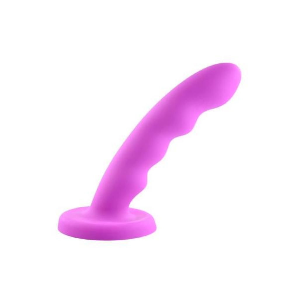 Nautia 8in Silicone Dildo - Stunning Purple Design