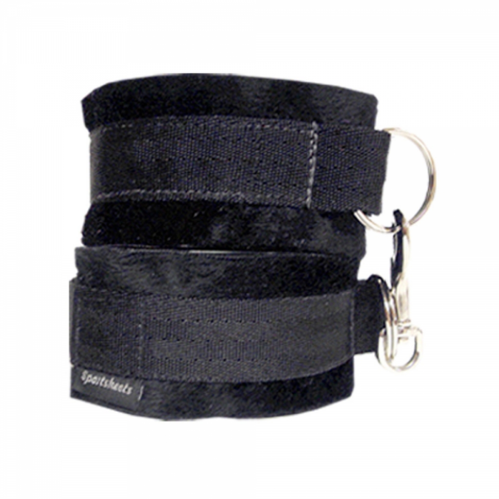 Sportsheets Soft Cuffs - Black Comfortable Restraints