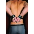 Edge Leather Wrist Restraints Black